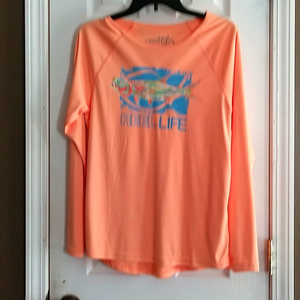 Reel life fish shirt